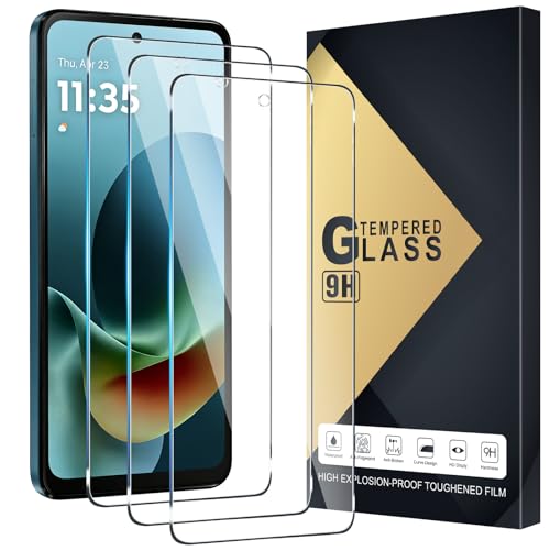 3 Pack Tempered Glass Screen Protector Designed for Motorola Moto G Play 5G 2026/2025 - HD Clear, 9H Hardness, Stcratch Resistant, Bubble Free