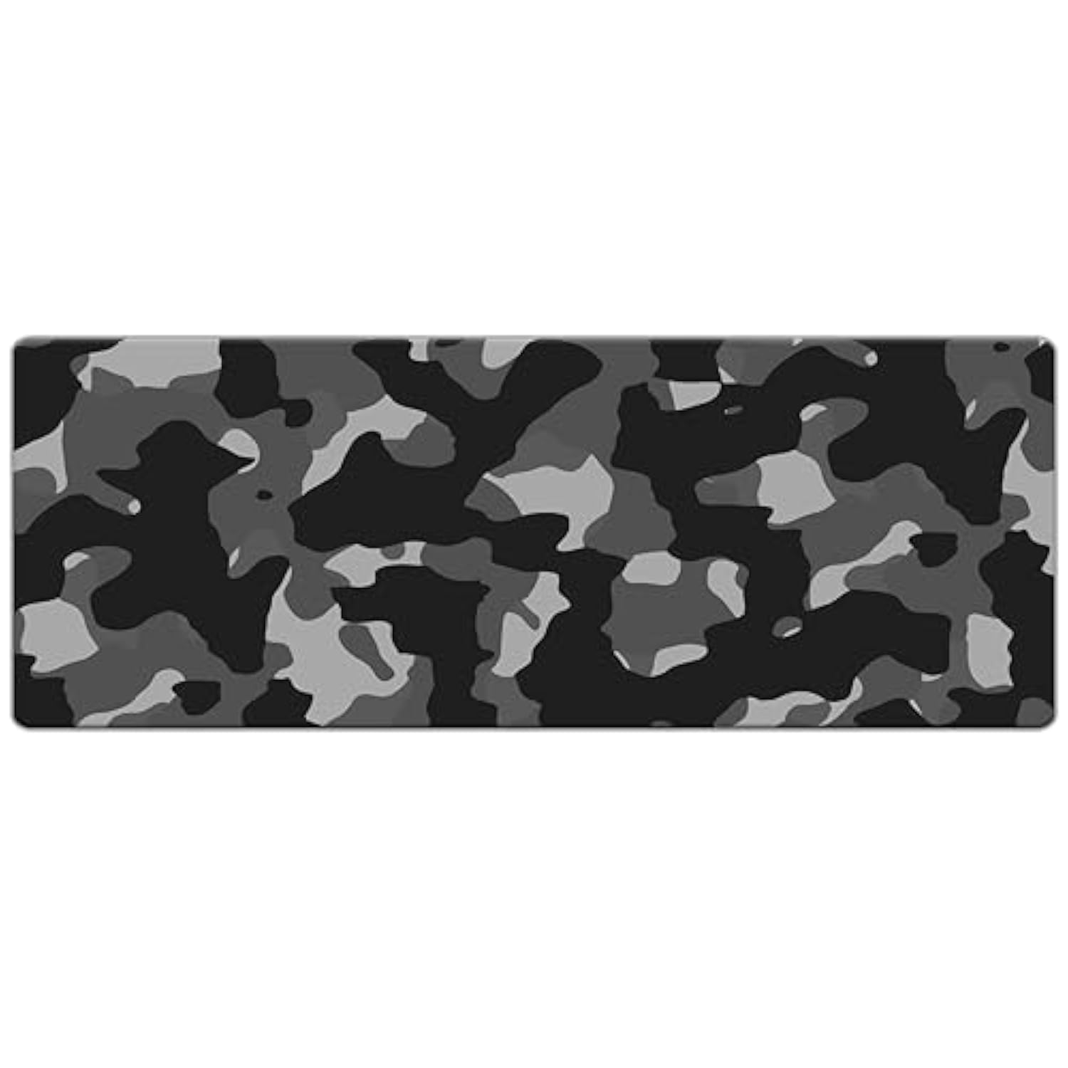 Black Grey And White Gaming Mouse Pad Large Xl Camo Gray Long Extended Pads Desk Mat Camouflage Big Mousepad For Home Office Decor Accessories Gamer (Camo 1)