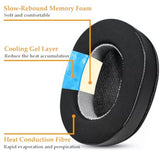 Mdr-7506 Replacement Ear Pads Cooling Gel Earpads Upgrade Earcups Cushions Compatible With Sony Mdr-7506/Mdr-V6/Mdr-V7/Mdr-Cd900St Headphones