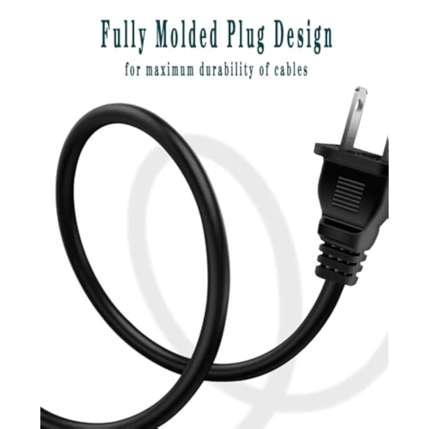 Apple Tv Power Cable, 6Ft Cord Compatible With Apple Tv 1St-5Th Gen (4K), Replacement Power Cord