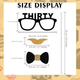 40Th Birthday Photo Booth Props - 41 Pcs Black And Gold Decor, Funny Milestone Party Supplies For Men & Women, Retro 1986 Theme Selfie Station Accessories For Surprise Party, 40Th Celebration Bash