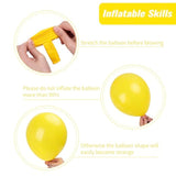 Yellow Balloon Garland Kit: 129 Piece Party & Event Decor