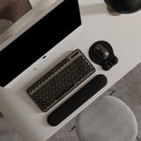 Ergonomic Mouse Pad With Wrist Rest Support&Gel Cushion For Desk; Cute Computer Decor Accessories For Women. Small Mousepad Mat Laptop Pads For Office&Home. Ergo Supplies & Aesthetic (00Black)