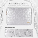 13 Inch Laptop Sleeve Case For 13" Macbook Air M4/M3 2025-2018, Macbook Pro 13, 13" Latitude 5350/7320/7350, 13.4" Dell Xps 13, 13" Thinkpad X13 Gen / L13 Gen 5, Hp Laptop Bag Cover, Silver