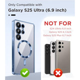 Magnetic Case for Samsung Galaxy S25 Ultra, MagSafe, Camera Protection, Shockproof