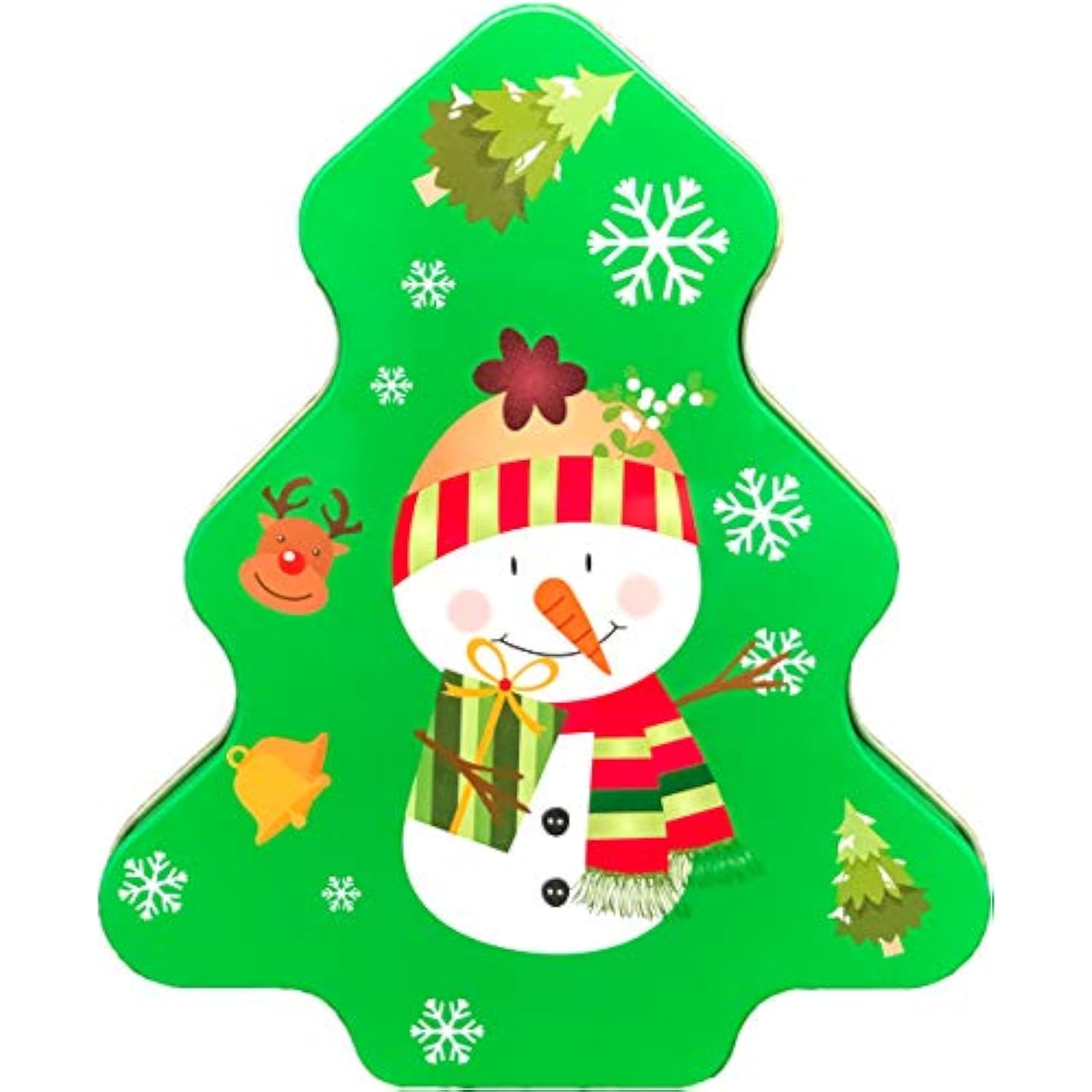 Christmas/Holiday Set Of 3 Decorative Nesting Tins (Tree)