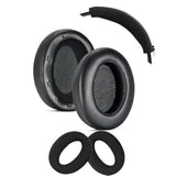 Wh-Xb910N Replacement Ear Pads For Sony Wh-Xb910N Headphones, Zipper Headband Cover For Whxb910N, Earpads With High Density Memory Foam Earmuff Protective Cover, 3 In 1 Ear Cushions(Black)
