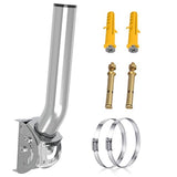 Antenna Mount - Universal 14" Adjustable J Pole & Wall Bracket Kit For Outdoor Wireless Access Points, Bridges, Cpe, Weather Stations - Weatherproof Design (1-Pack)