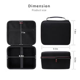 Hard Case For Liene M100 M110 M200 4X6'' / Hprt 4X6'' Photo Printer/Hprt Cp4100 / Yoton/Idprt Instant Picture Printer,Black (Case Only)
