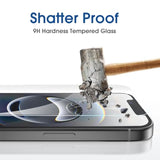 Amfilm Auto-Alignment Onetouch For 16E [6.1''] Screen Protector + Camera Lens Protector, Tempered Glass, 30 Seconds Installation, Bubble Free, Case Friendly, Anti-Scratch [2+2 Pack]