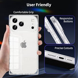 Case Compatible with iPhone 17 Pro Max Clear Case,Camera Protection,Reinforced Corners TPU Slim Shockproof Case Cover for Women Girls 6.9 inch-Clear