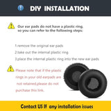 Replacement Earpads Cushion Compatible With Sudio Regent Ii Wireless On Ear Headphone Ear Pads With Softer Protein Leather/Memory Foam