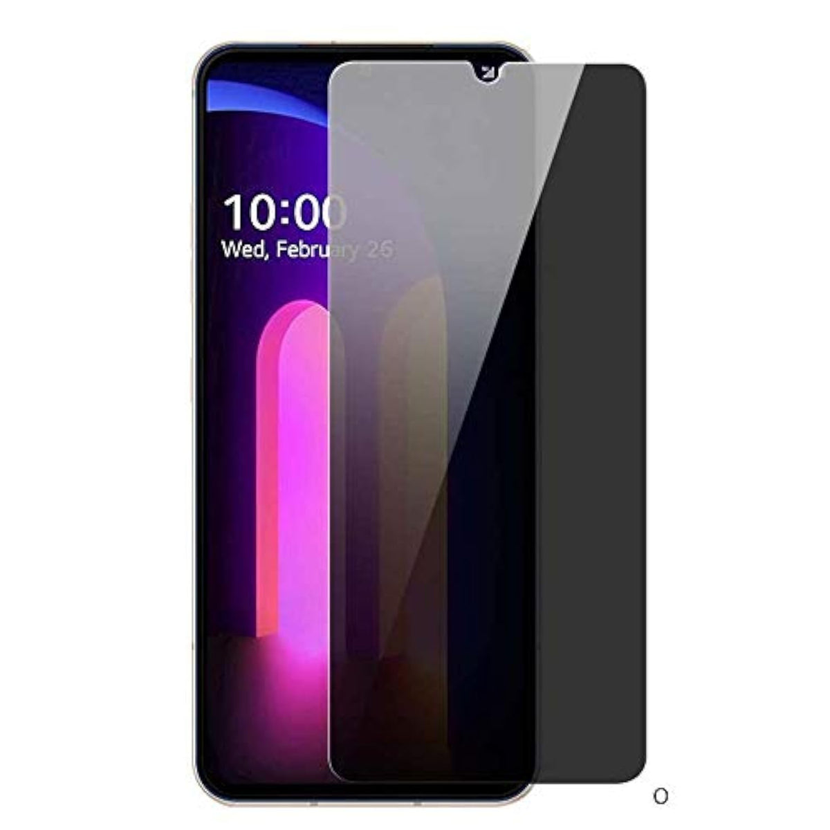 For Lg V60 Privacy Screen Protector - [2 Pack] Front Bubble Free For Lg V60 Thinq 5G 2020 6.8" Lg V600 Privacy Anti-Spy Screen Protector Anti-Scratch Protective Film