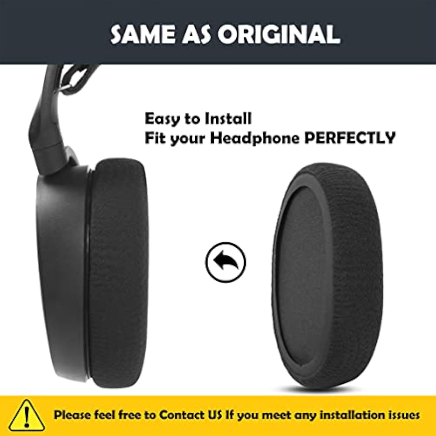 Arctis 5 Earpads Replacement Cushion For Arctis 1,Arctis 3,Arctis 5,Arctis 7,Arctis 9 Gaming Headsets Ear Covers With Durable Fabric