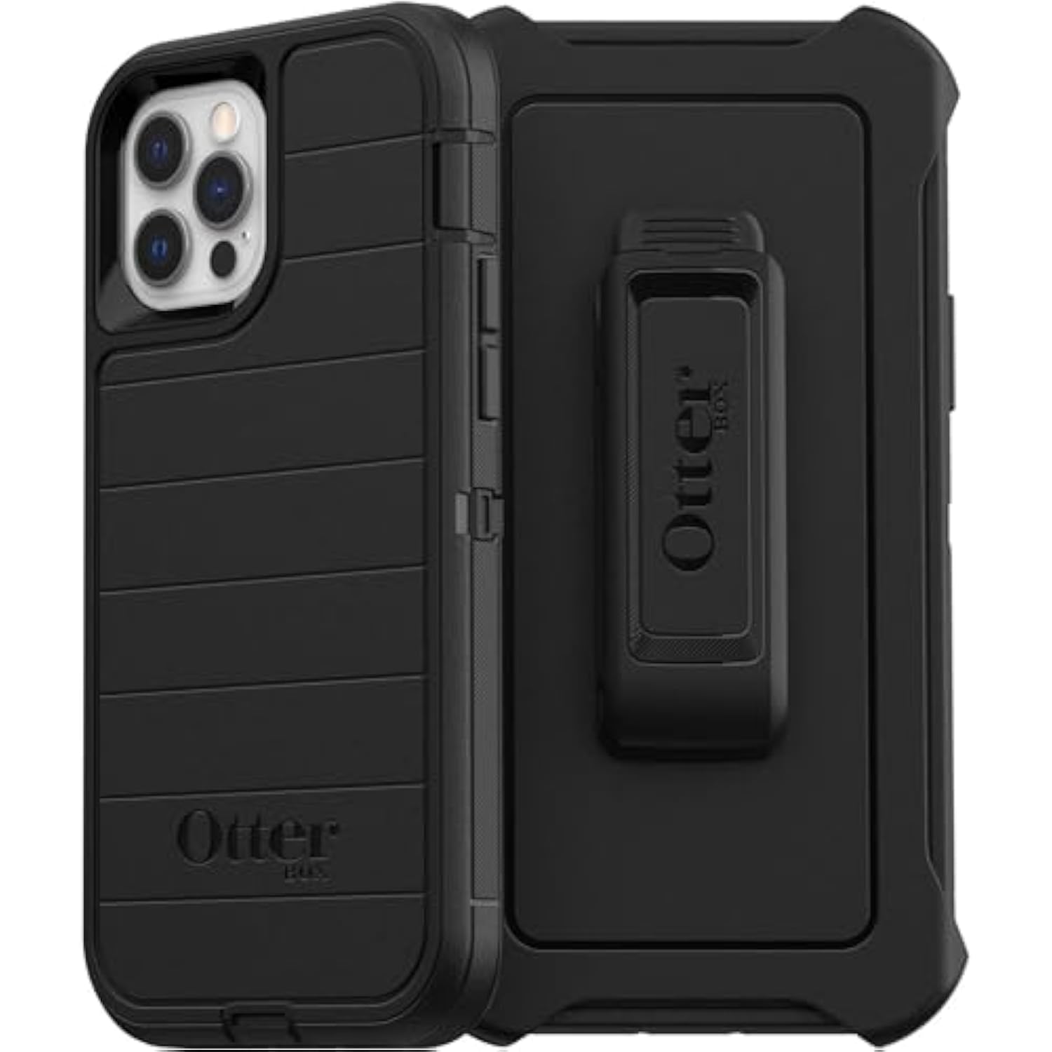 OtterBox Defender Series Case for Apple iPhone 12 & iPhone 12 Pro - (Black)