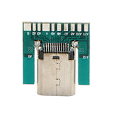 Cablecc DIY 24pin USB 3.1 Type C Female Socket Connector SMT Type with PC Boar