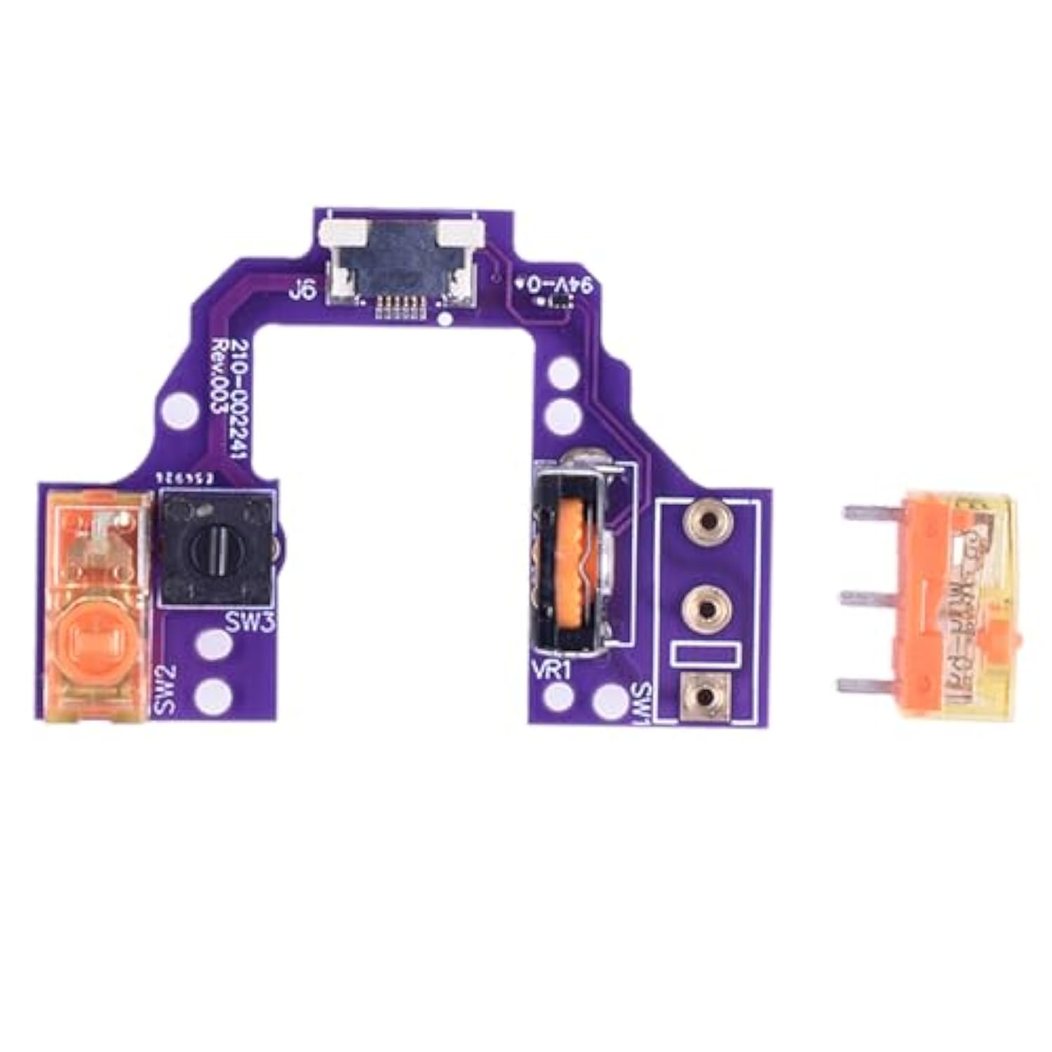 Mouse Hot-Swap Switch Button Board Motherboard Replacement + Microswitch Compatible With Logitech G Pro X Superlight Wireless Gaming Mouse