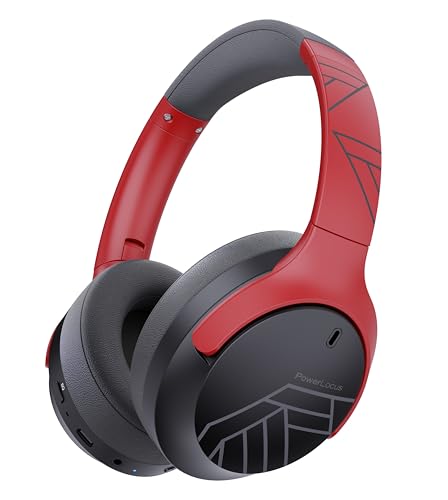 Bluetooth Headphones Over Ear, 60H Playtime, 4 EQ Modes Wireless Headphones with Microphone, Hi-Fi Stereo Deep Bass Foldable Headphone, Soft Foam Ear