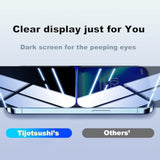 2-Pack Privacy Screen Protector For Iphone 15 Pro Max (6.7"), Anti-Spy With Easy Installation Kit [Auto-Dust Removal], Hd Tempered Glass & Bubble Free