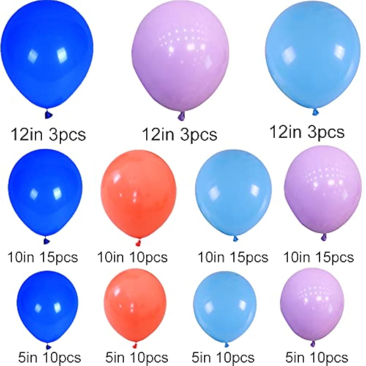 123Pcs Stitc Balloons Decoration Garland Arch Kit Include Blue And Light Purple Balloons,Stitc Foil Mylar Balloons,For Kids Stitc Birthday Party Supplies Baby Shower Party Decorations (Blue)