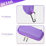 Protective Carrying Case Replacement For Microsoft Arc Touch Wireless Mouse Hard Eva Shockproof Travel Storage Pouch Cover Bag, Lilac