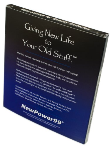 Newpower99 Battery Kit For Logitech Mx Keys Advanced Wireless Illuminated Keyboard With Tools, How-To Video And Long Life Battery