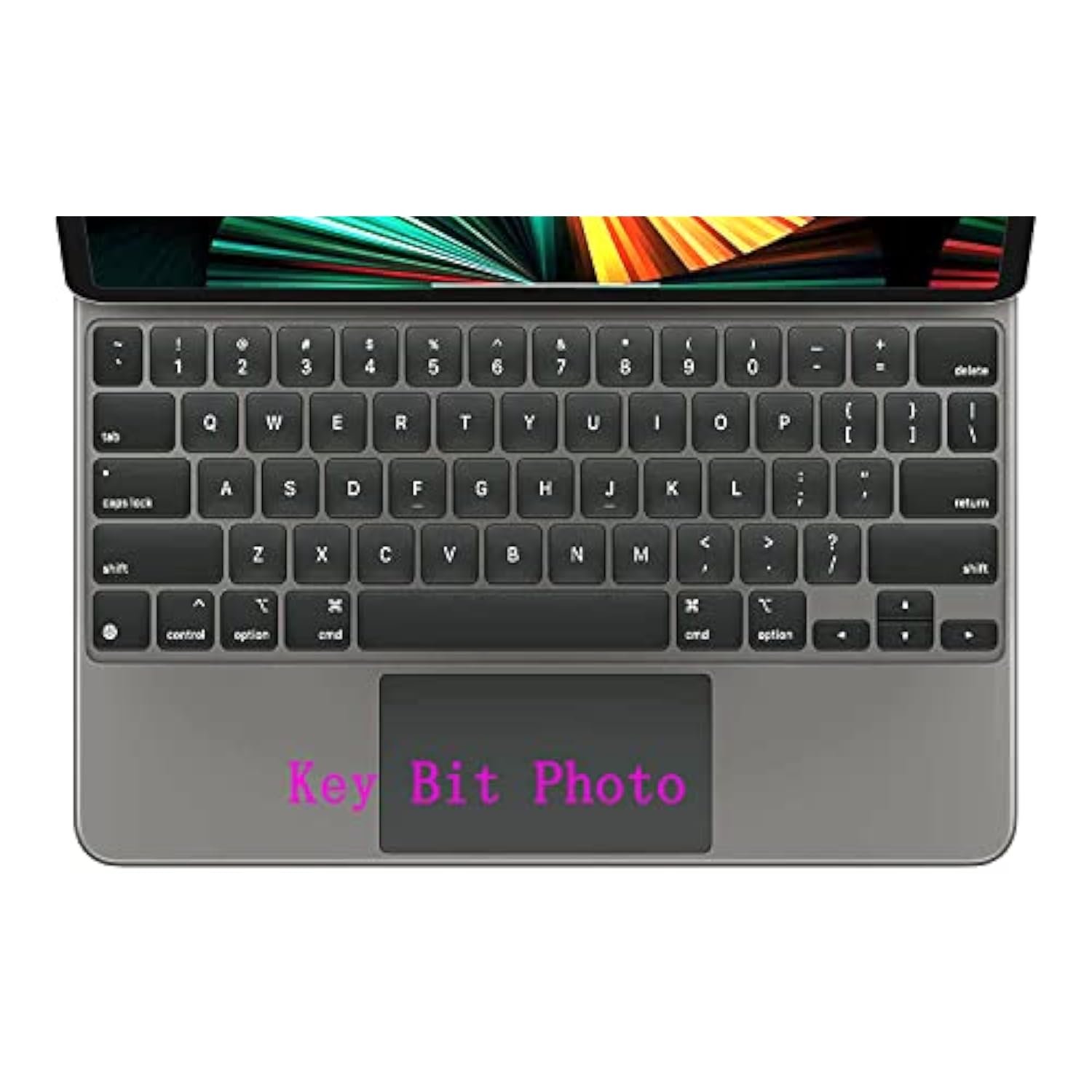 Silicone Keyboard Protective Skin Cover Compatible For 2021 2020 Ipad Pro 12.9