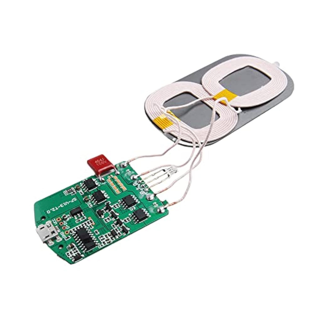 1 Pcs 10W Qi Fast Charging Wireless Charger Pcba Circuit With Board Coil