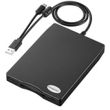 Floppy Disk Reader 3.5 Inch Usb Floppy Disk Drive External 3 1/2 Floppy Disc Reader Portable Floppy Diskette Drive Usb C For Pc Laptop Notebook Computer With Windows 11/10(Plane Texture, 3.5 Inch)