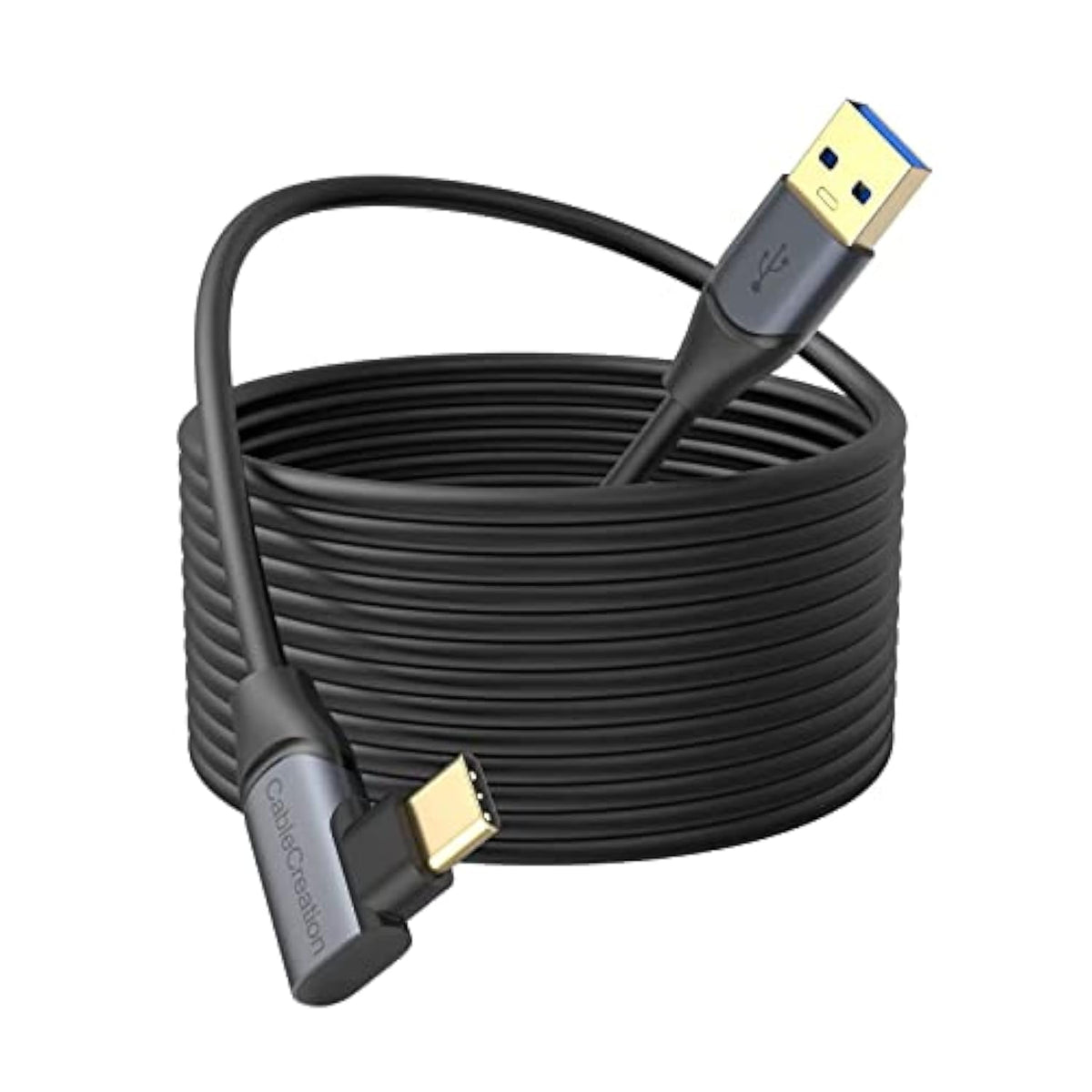 CableCreation 16FT USB to USB C 3.1 Link Cable Compatible with Meta Quest Pro/Quest3/Quest2/Pico4, 5Gbps Highly Speed VR Headsets Accessories Gaming PC, 5 Meters