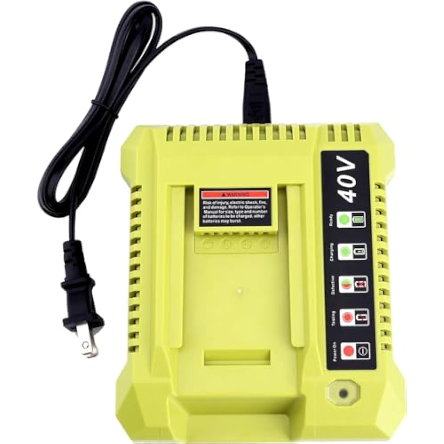 Op401 40V Lithium Ion Battery Charger Replacement For Ryobi Op4015 Op4026 Op4026A Op4030 Op4040 Op4050 Op4050A Op4060 Op40261 Op40301 Op40401 Op40501 Op40601 Tools Batteries