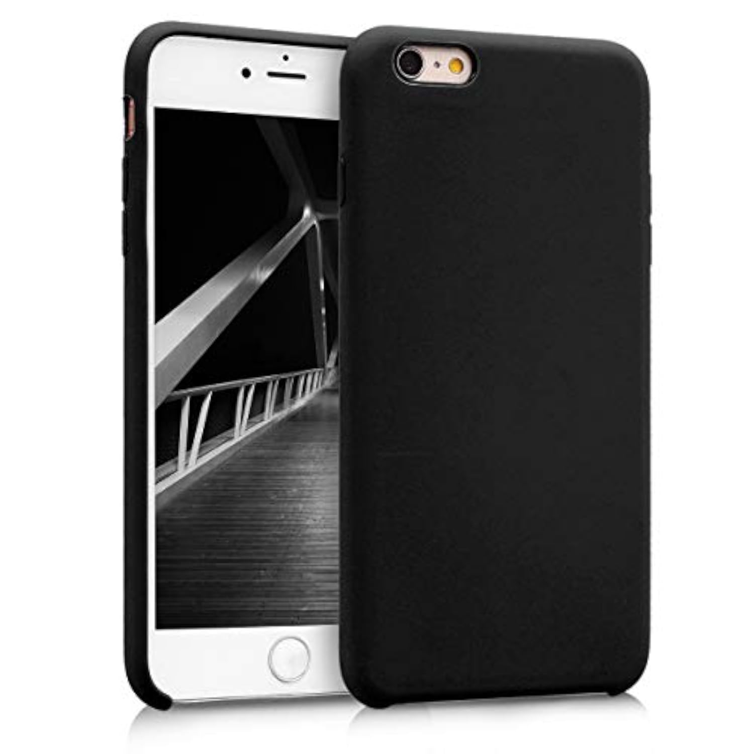 Apple iPhone 6 Plus / 6S Plus TPU Silicone Phone Case with Soft Finish - Black Matte