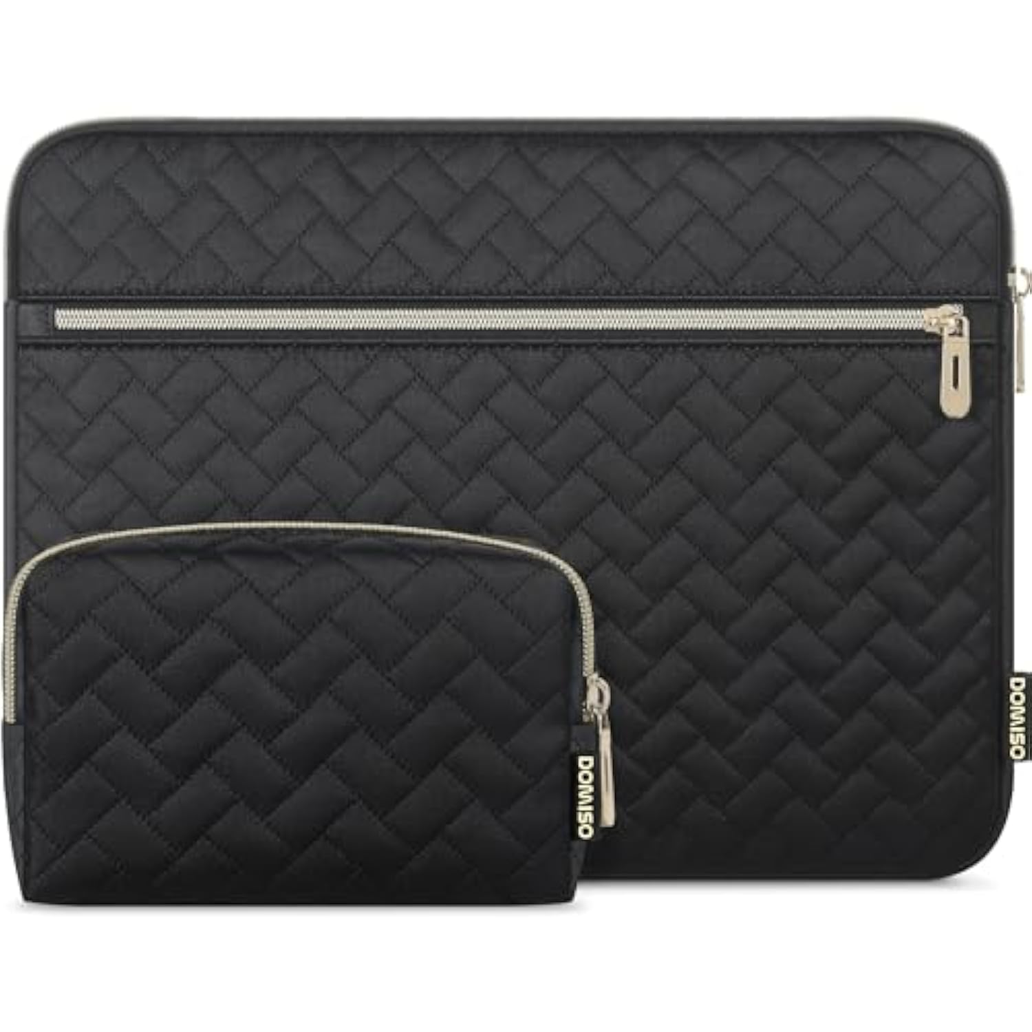 14 Inch Laptop Sleeve For Macbook Air/Pro 14 Inch Macbook Pro 14 Case Compatible With Macbook Pro 14 Inch M4 M3 Protective Computer Sleeve 14 Inch Laptop With Small Case, Black