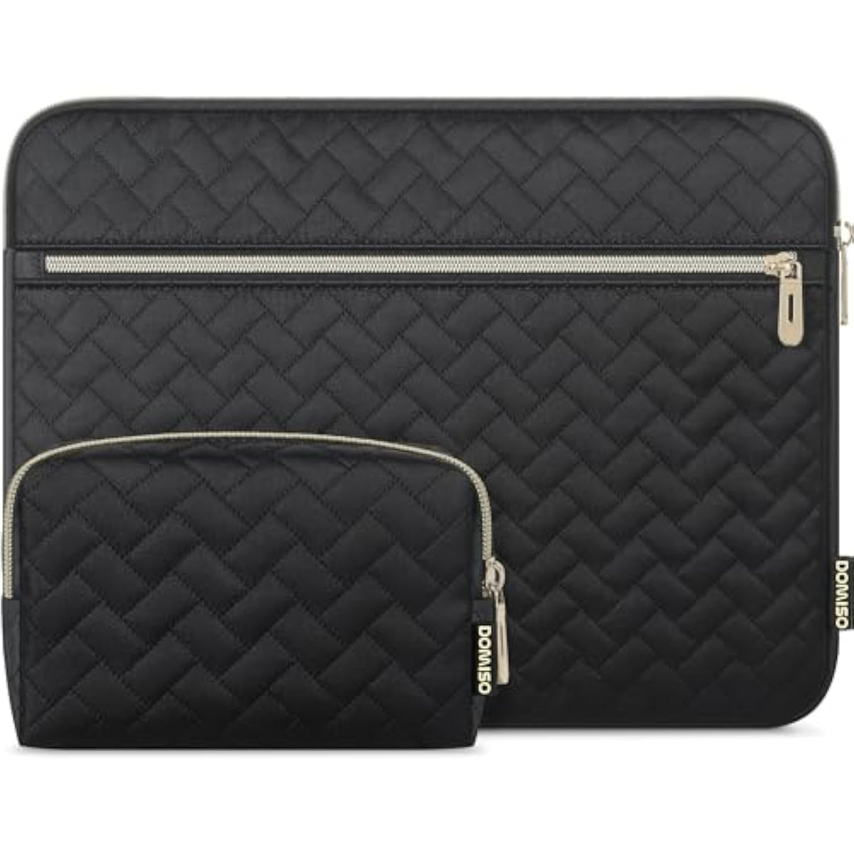 14 Inch Laptop Sleeve For Macbook Air/Pro 14 Inch Macbook Pro 14 Case Compatible With Macbook Pro 14 Inch M4 M3 Protective Computer Sleeve 14 Inch Laptop With Small Case, Black