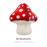 8Pcs Garden Party Foil Balloon Set For Kids Birthday, Ladybug Butterfly Mushroom Sun Balloons, Spring Fairy Theme Baby Shower Decorations