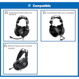 Breathable&Durable Earpads Cushion Replacement Compatible With Turtle Beach Elite Atlas Pro/Elite Atlas Aero Pc Gaming Headsets Ear Pads With Mesh Fabric And Memory Foam