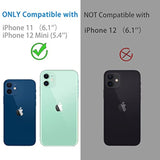 3 Pack Camera Lens Protector For Iphone 11 & Iphone 12 Mini, Ultra Hd, Tempered Glass, 9H Hardness, Anti-Scratch, Case Friendly, Easy To Install [No Affect On Night Shots]