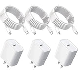 10Ft Iphone Fast Charger,3Pack Extra Long[Apple Mfi Certified]Iphone Charger Fast Charging Quick 10Foot Usb C To Lightning Cable Cord Adapter Block For Iphone 14 Pro Max/14 Plus/13/12Mini/11/Xs/X/Ipad