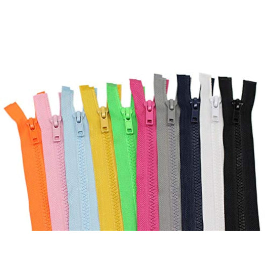 10Pcs 30 Inch (76Cm) Separating Jacket Zippers For Sewing Coat Jacket