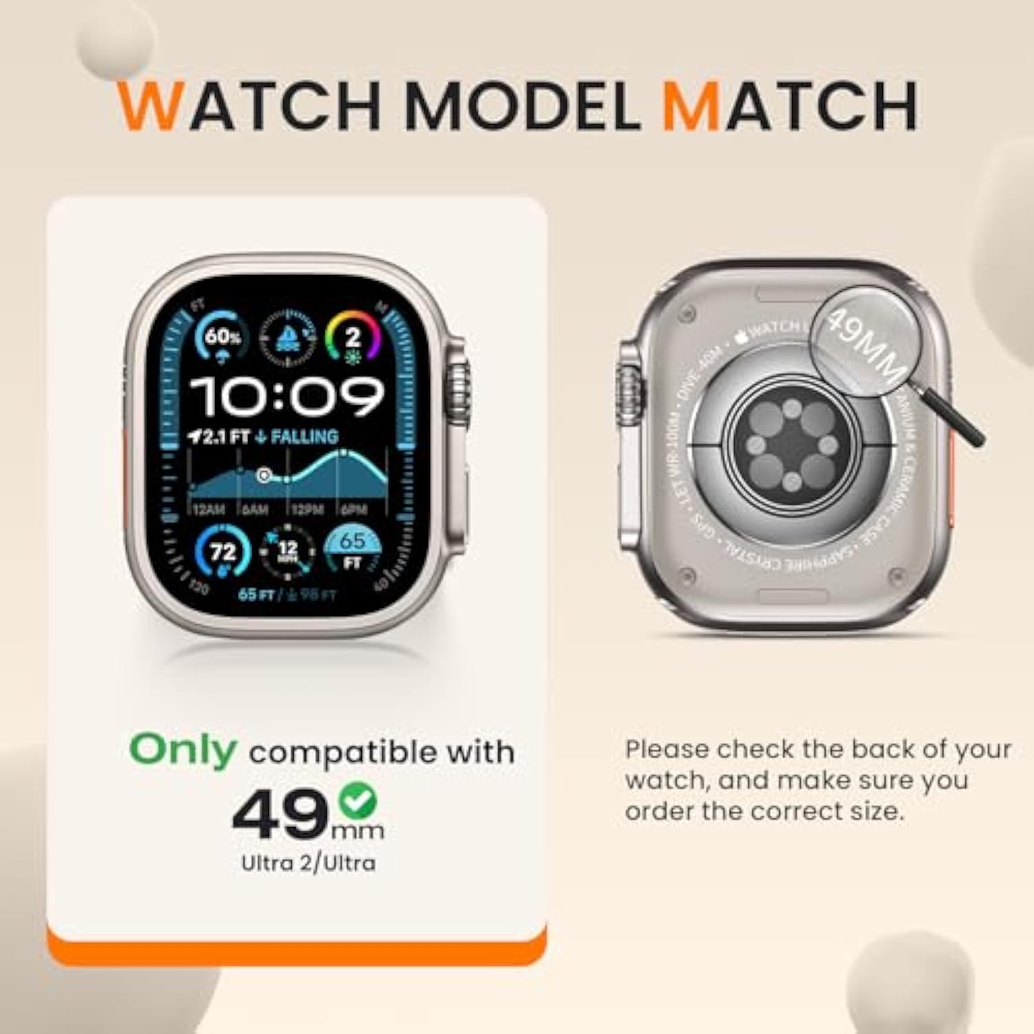 [2 Pack] Bumper Case For Apple Watch 49Mm, [No Screen Protector] Slim Soft Tpu Shockproof Case Cover Bumper Protector Accessories For Iwatch Ultra 3/Ultra 2/Ultra, 49Mm Gold+Gold