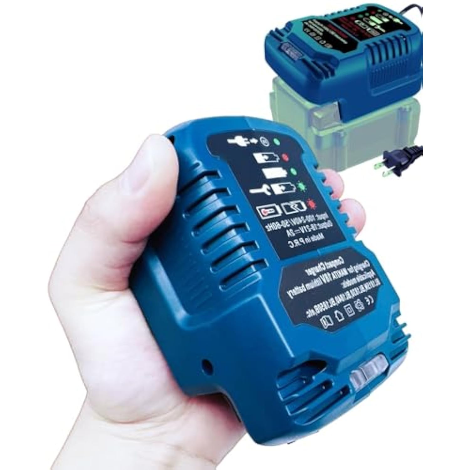 Mini Charger For Kobalt 24V Battery Charger Replacement,For Kobalt 24-Volt Power Equipment Battery Rapid Quick Charger,For Kobalt 24V Battery Portable Diy Mini Charger Adapter(For 24V Battery Only)