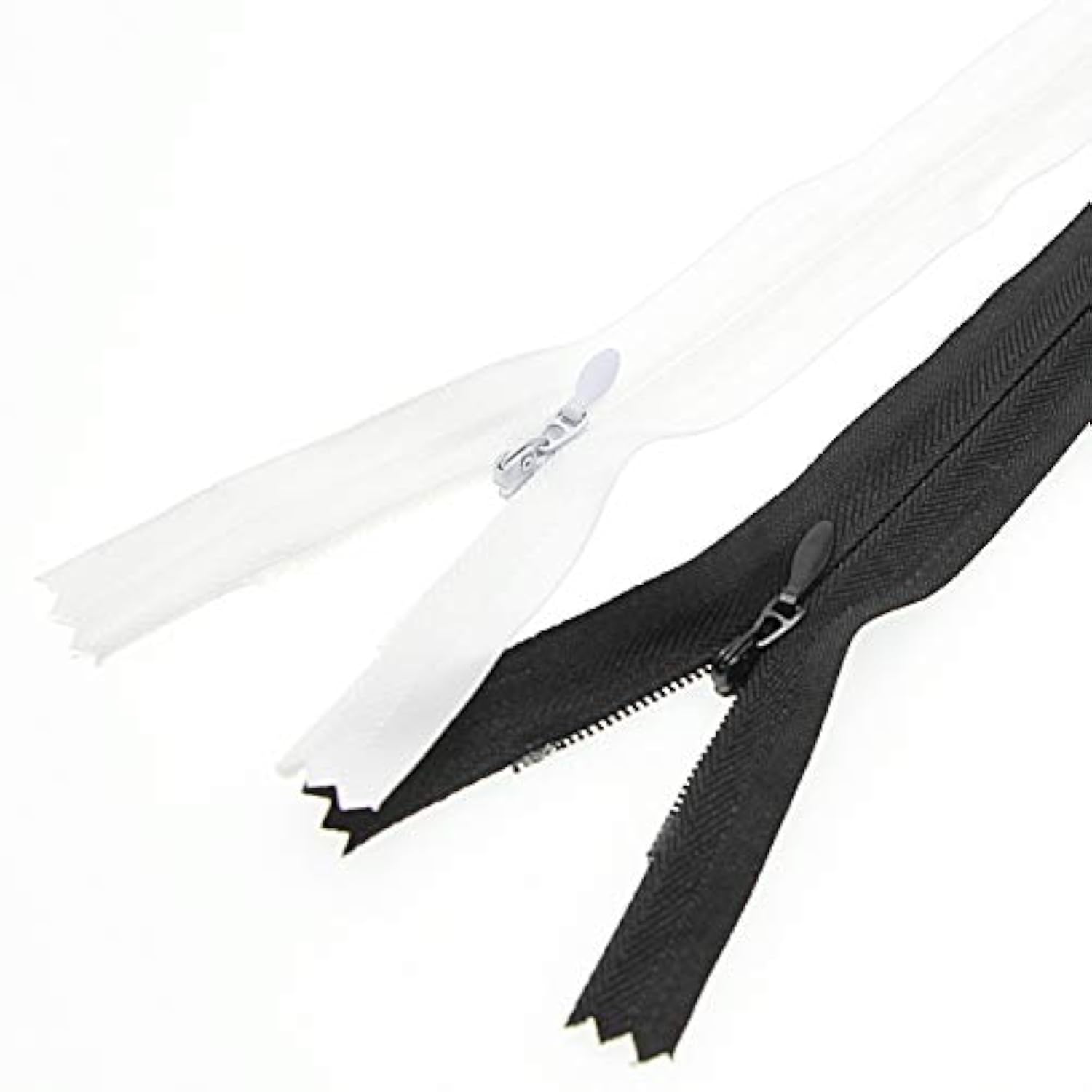 6" Invisible Nylon Zipper For Diy Tailor Sewing Craft 10 Pcs/Pack (Bla