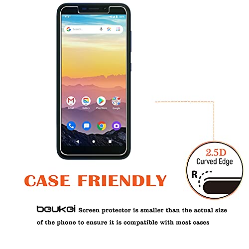(3 Pack) Compatible for ATT Calypso (U318AA) Screen Protector Tempered Glass, Touch Sensitive,Case Friendly, 9H Hardness