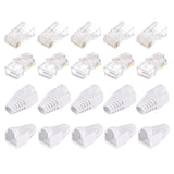 Rj45 Cat6 Connectors Rj45 Ends 8P8C Modular Plug Pass Through Connector With W
