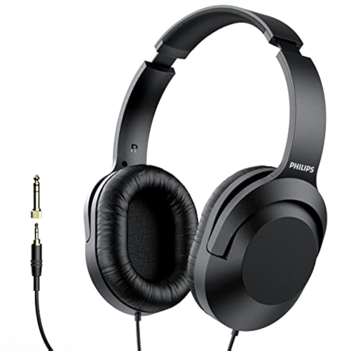 PHILIPS Over Ear Wired Stereo Headphones for Podcasts, Studio Monitoring and R