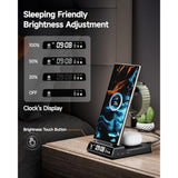 Wireless Charger For Samsung Devices, Wireless Charging Station For Galaxy S25 Ultra/S25+/S25/S24 Ultra/Z Fold/Z Flip/S23/S22/S21, For Galaxy Watch7/Ultra/6/6 Classic/5 Pro/5/4, Galaxy Buds3 Pro