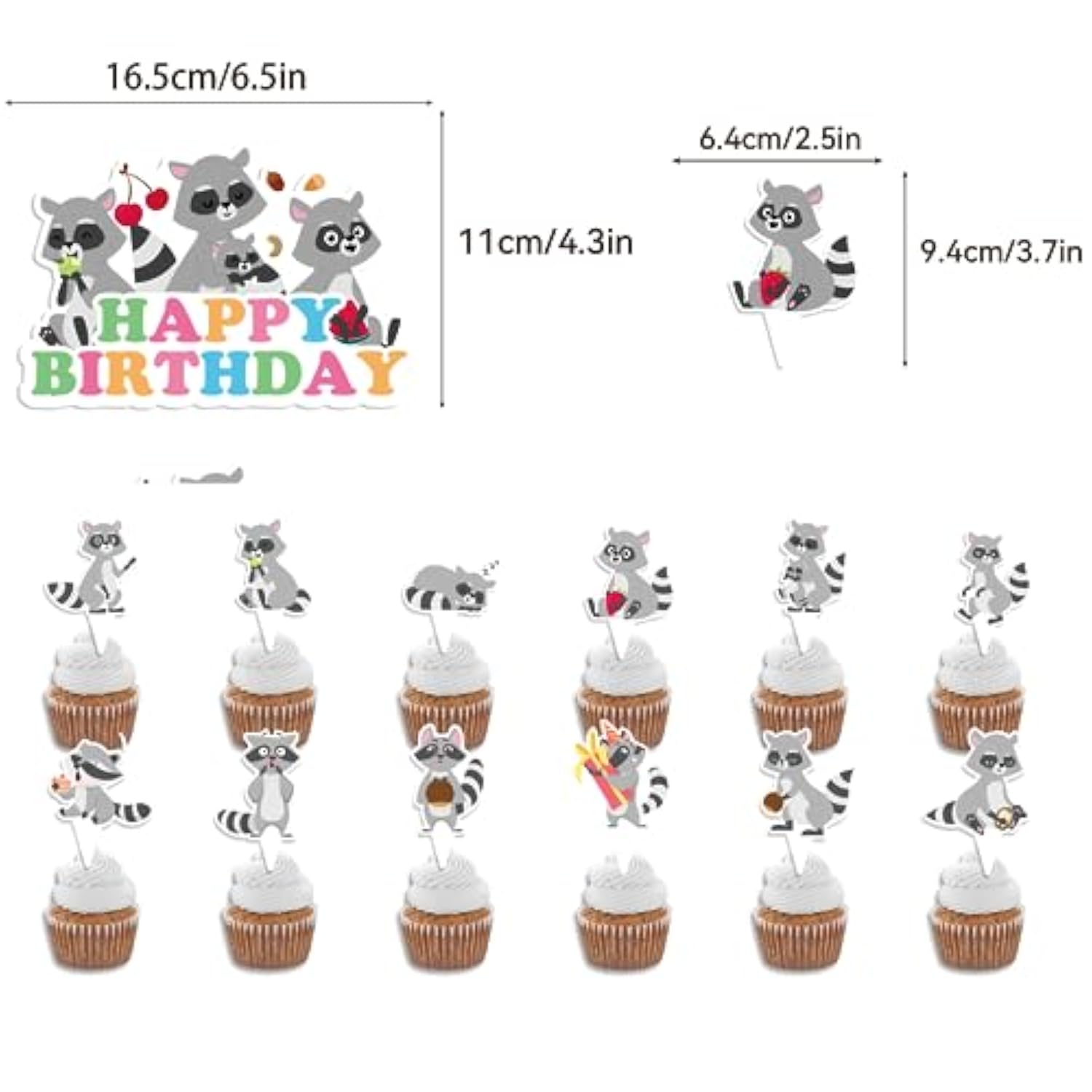 Raccoon Party Decorations Raccoon Birthday Party Supplies Includes Rac
