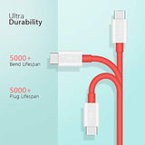 Usb C Cable For Supervooc Charging 80W For Oneplus 13 13R 12 Open 11 10 Pro/Nord/N30 6Ft Warp Dash Charge Cable For Oneplus 7 8 Pro 7T 6T 6 5T, 2-Pcs Usb To Type-C Fast Charge Data Transfer Cord