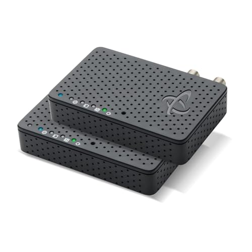 Moca 2.5 Network Adapter (2-Pack) - Requires Connected Coax Network | Up To 1 Gbps Ethernet Over Existing Coax | Ideal For Cable Internet Homes | 2 Htem4 Adapters