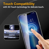 3 Pack Privacy Screen Protector For Iphone 13 Pro Max/14 Plus(6.7 Inch), Anti Spy Tempered Glass 9H Hardness, Black Protector Anti Spy, Bubble Free, Anti-Scratch